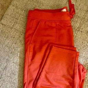 Loft Lou & Grey Signaturesoft Sweatpants. NWT. Size L.  Beautiful Coral Color.